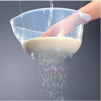 Japan imported inomata rice basket vegetable fruit drain basket rice basin plastic washing rice basin plastic rice basket