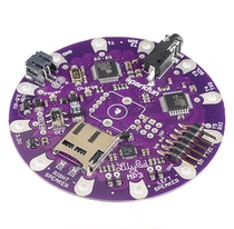 ATmega328P MP3 player VS1053 development board empty PCB board purple gold craft