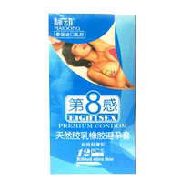 Pulsating 8 Sensory Condom 12 boxes in a box