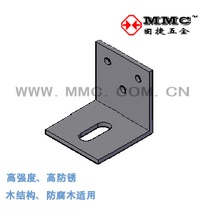 L-type angle iron 90 degree angle code wooden house Villa structure hardware metal connector TJ-12 Gujie hardware