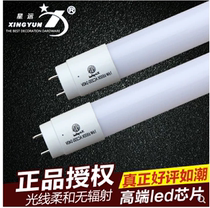 Xinghui T8LED tube glass tube double-ended wiring 9 watts 12 watts 16 watts 6500K double-ended led tube