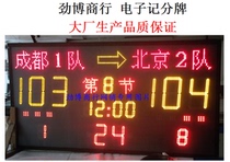 High-grade outdoor high-brightness LED basketball game electronic scoreboard multifunctional electronic display Wired Wireless