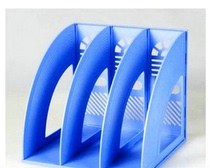 Fuqiang FQ583 three-file book stand three-in-one high-end data rack file column finishing rack three-grid file box