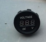 12V-24V battery capacity display Car yacht battery display LED voltmeter