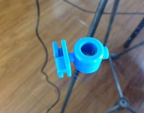 High voltage pulse electronic fence host accessories a large number of spot blue insulator ABS intermediate Rod buckle