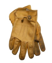 Europe imported Corazzo retro Harley Indian motorcycle rider men's and women's wear deerskin gloves