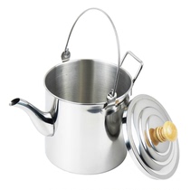 OUT-D Proud Picnic Cooker Outdoor Stainless Steel Burning Kettle Teapot Coffee Maker 3000ml CS-7