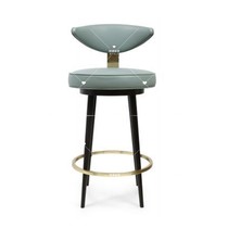 Solid Wood Bar Bench Chair Minimalist Modern Nordic Fashion Creative High Footstool Bar Chair Front Desk Bar Chair Reception High Chair