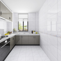 Jazz White 300x600 Kitchen Wall Porcelain Sheet Minimalist Modern Toilet Non-slip Floor Tiles Nordic Kitchen and Kitchen Tile