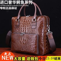 Avocado Leather Male Briefcase Large Capacity Travel Handbag Men Business Diagonal Satchel Genuine Leather Fashion Backpack