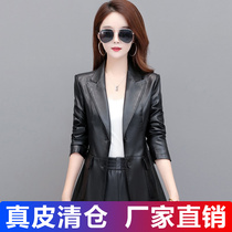 Haining real leather coat short coat female 2022 autumn winter new Korean sheepskin body jacket tide