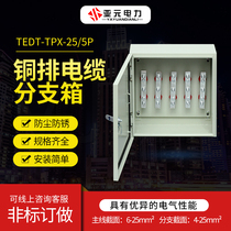Mineral fireproof cable branch box indoor building 1KV copper row T terminal connection plug-in shunt distribution box