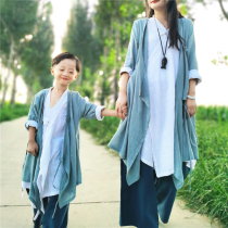 2022 Spring Summer Original China Wind Cotton Asayhan Costume Arts sensuality Mother Female Boy Zen Personality Traits
