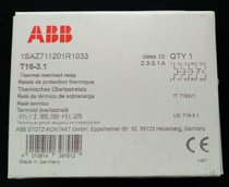 ABB thermal overload relay T16-3 1 (2 3-3 1A)