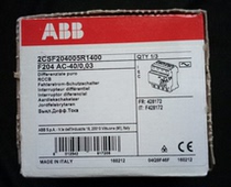 Brand new original ABB leakage protector F204 AC-40 0 03 4P 40A