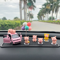 Net Red Pig Pendulum Goddess car Upper Chinese control Desk Incense Onboard Creative High-end Cute Car Decoration Accessories Men