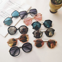 Children's sunglasses baby glasses tide fashion boys sunglasses anti-ultraviolet personality 2-3-8 year old girl eyes