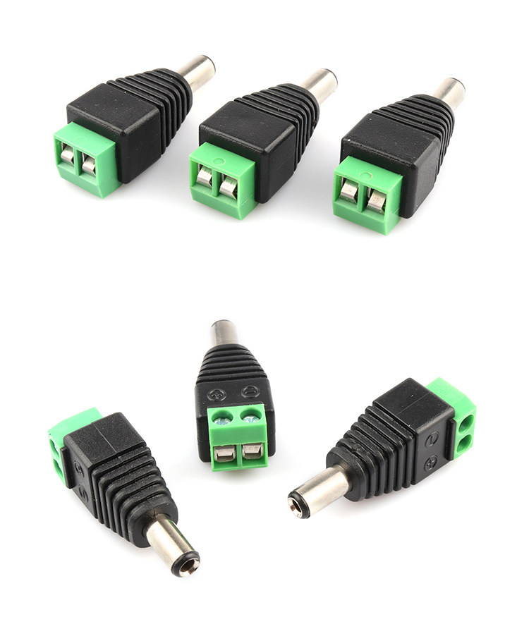 1mm dc转接头 12v直流电源插头 灯带接头