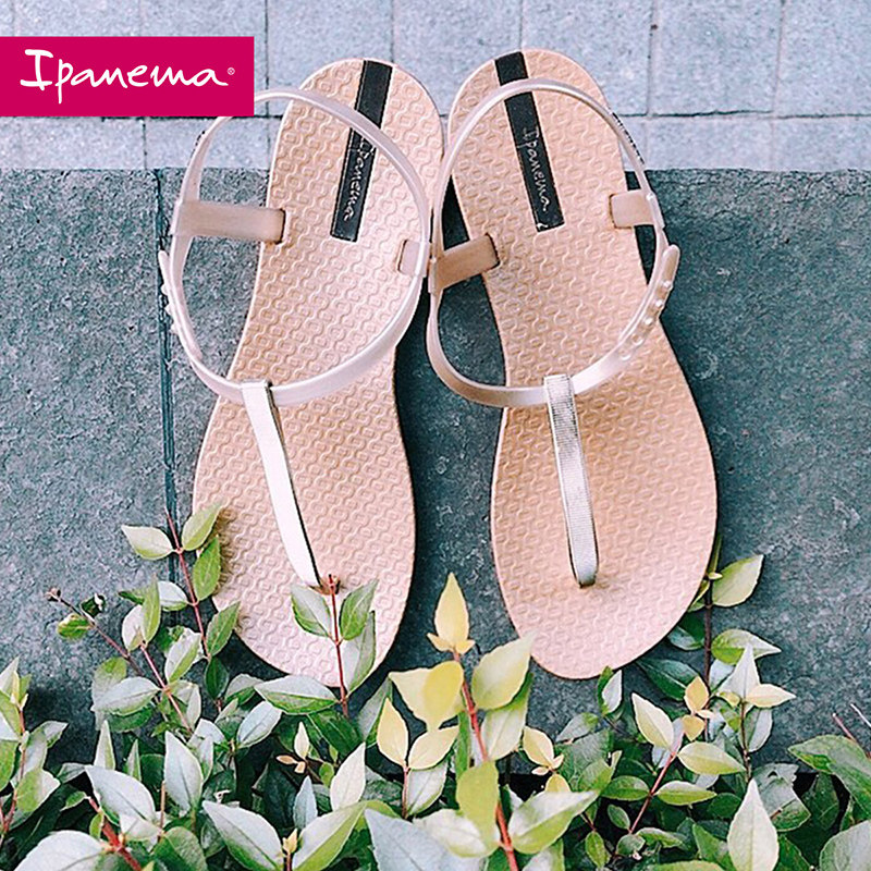 巴西进口 ipanema 依帕内玛 女式平底凉鞋 聚划算双重优惠折后￥105.1包邮 3色可选