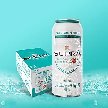 珠江雪堡10.5°P冷萃精酿啤酒整箱500mL*12[10元优惠券]-寻折猪