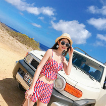 Swimsuit Womens second set South Korean spa small fragrant wind small breasts to woo conservative belly-to-slim sexy swimwear