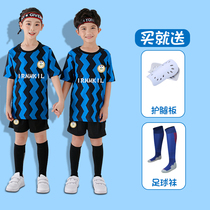 Primary School Football suit set custom kindergarten class uniform boys and girls training suit set printed football jersey