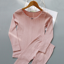 Womens autumn clothes and trousers female students slim body body cotton sweater girl thermal underwear thin autumn winter base set