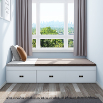 Tatami bed without bedside storage bed Small apartment single bed storage modern simple drawer 1 2 meters childrens bed