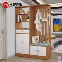Customized porch cabinet shoe cabinet Integrated Household multi-function modern simple small house partition cabinet living room locker