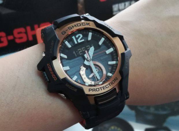 卡西欧手表男g-shock空霸gr-b100-1a3/1a2/1a4太阳能蓝牙防水男表_双