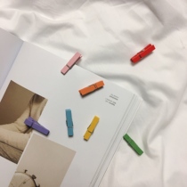 chic Korean wind the photo clip the original wood color color 10