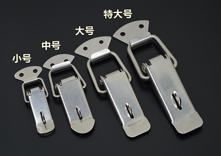 不锈钢搭扣挂锁锁扣箱扣鸭嘴扣箱塔扣弹簧搭扣蜜蜂箱扣防盗箱包扣