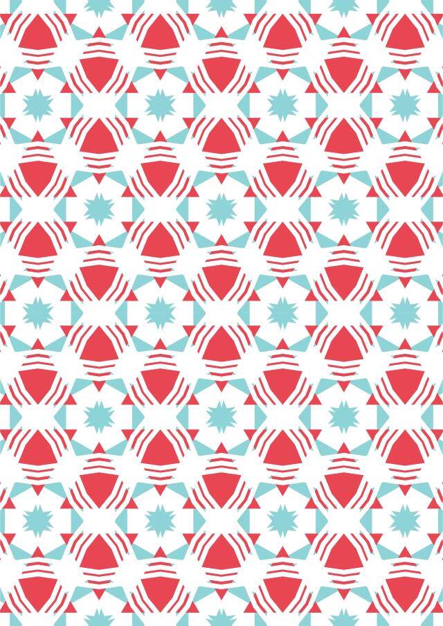 612面料印花图案底纹背景图案几何图形可编辑矢量图ai