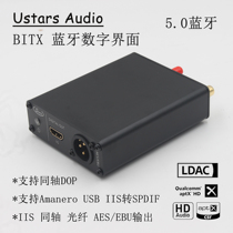 BITX CSR8675 Bluetooth 5 0 Amanero Coaxial Fiber IIS Digital Interface HD LDAC