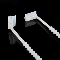 Short plastic seal tie (hand in hand) 253 * 6mm Postal strapping with 100 strips of white seal