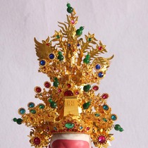 Tianlong Embroidery Taiwan Edition Premium Liusi General Gilded Marshal Hat General General Helmet Offerings