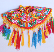 Religious Taoist Tianlong embroidery flat embroidery double Phoenix shawl Mazu Zhusheng Empress Queen mother aunt shoulder God bib