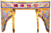 Tianlong Embroidery Longmen Gods Tent Banner Mantle Buddhist Hall Offerings Double Phoenix Peony Tent Fence Length 3 5 Meters Height 2 Meters