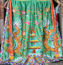 Taoist Tianlong embroidery electric onion flat embroidered dragon three scales God Prince Guan Gong Shenyi dragon robe God cloak custom