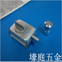 Free open pore 304 stainless steel glass door bolt without frame glass bolt lock single double door glass ground