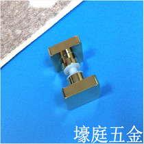 Showcase handle stainless steel glass door handle bathroom shower room sliding door handle gold Square