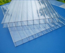 pc sunshine Board full transparent daylighting outdoor canopy hollow plug honeycomb four-layer 3mm5mm10mm endurance board