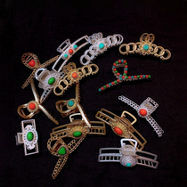 As an important constituent element of Tibetan Tibetan wind caught by hairclip gripper fa zhua metal vishark jia issuing ethnic word folder