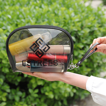 Korean version of the travel storage bag new dumpling waterproof makeup bag transparent shell bag multi-functional womens lipstick bag