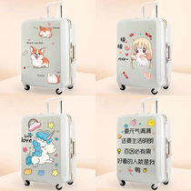 Creative Net Red Girl heart ins suitcase sticker suitcase cute personality decoration waterproof sticker