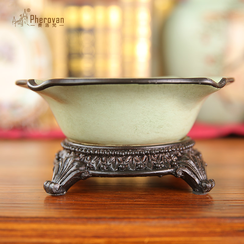 American home sitting room ashtray restoring ancient ways furnishing articles European creative home tea table decoration ceramic decoration ashtray