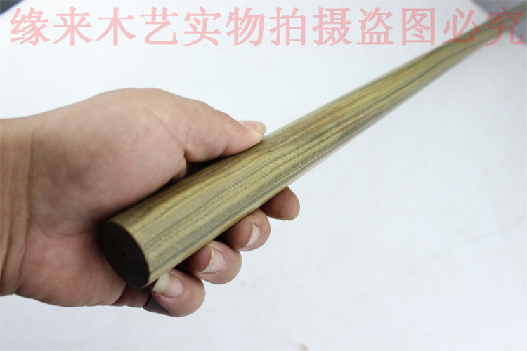 包邮绿檀木红木短棍武术长棍太极鞭杆魔杖汽车防身武器棍子