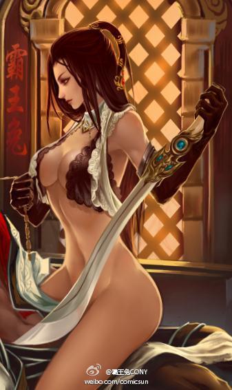 中国古风写实武侠原画剑侠情缘3带部分psd游戏原画设定