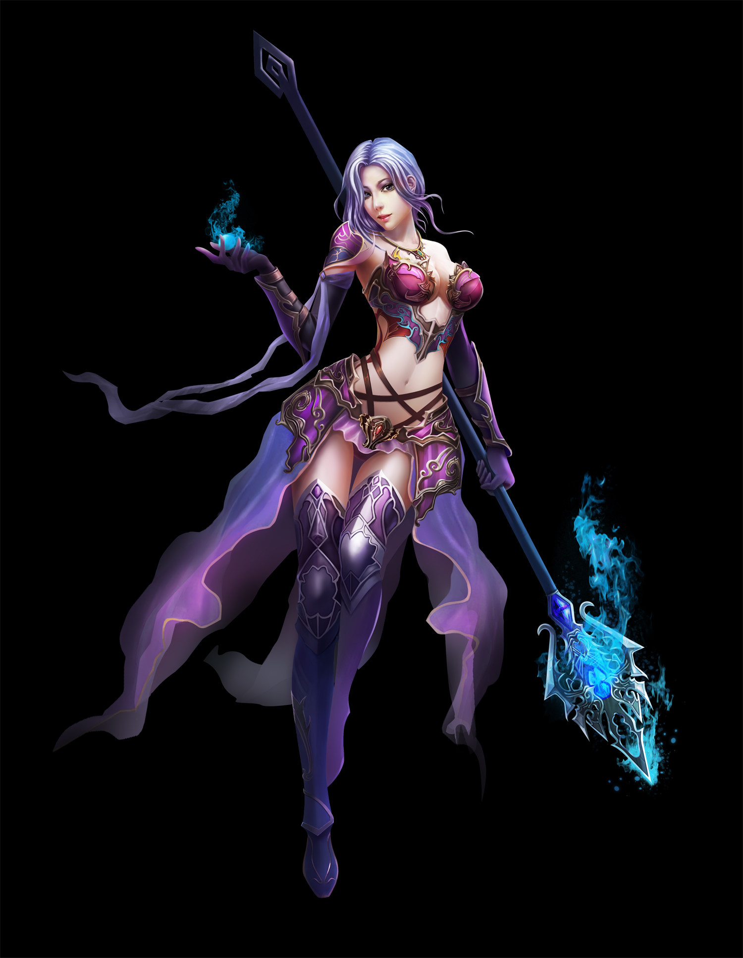 免费 烈焰 素材 - 原画插画设定图 - cg资源海 - cgziyuanhai.com