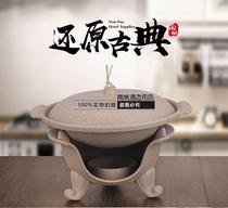 Hotel High-end Creative Heating Alcohol Stove Tableware Featured Hot Pot Dry Pot Trio Pottery Tripod Cutlery Aluminum Alcohol Stove